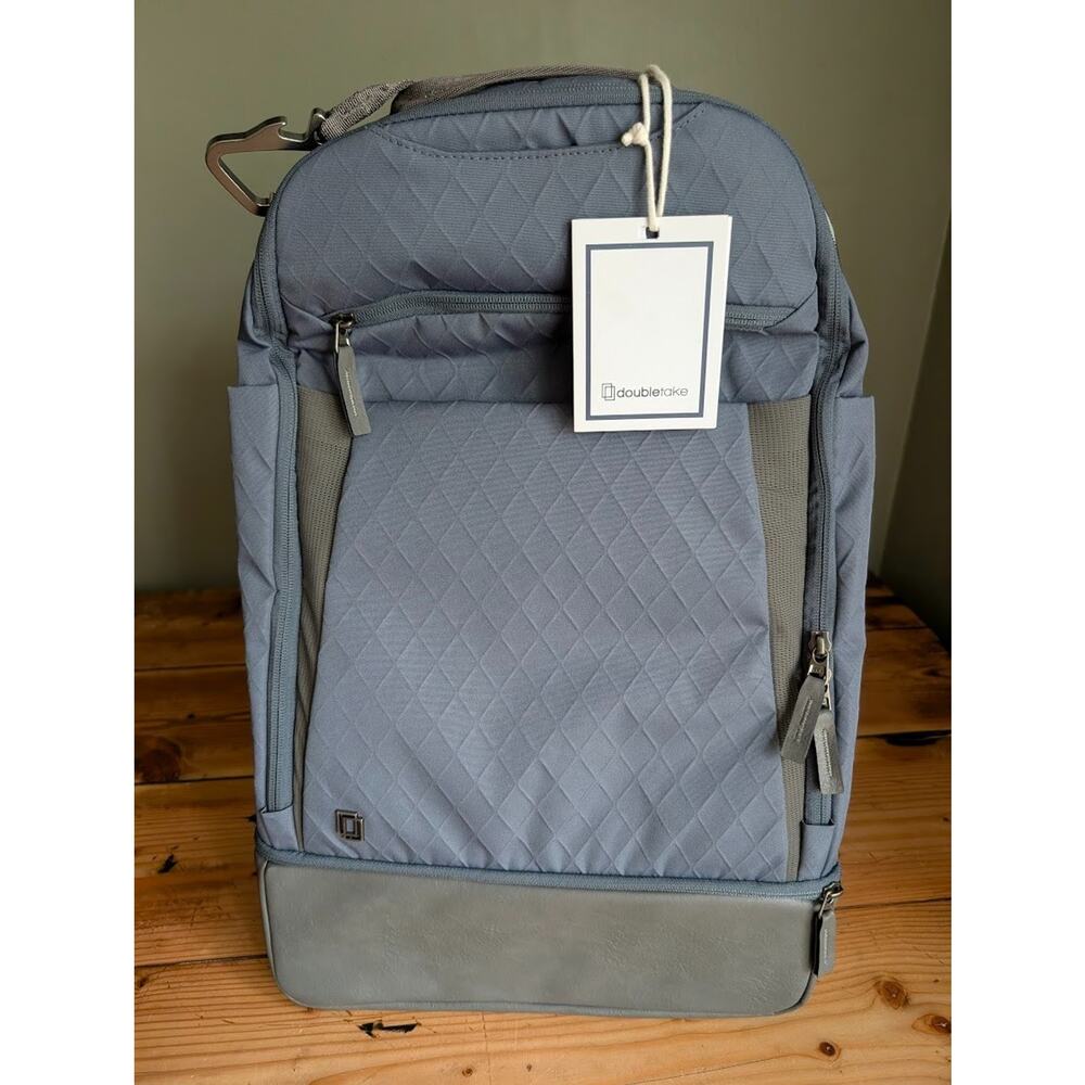 Doubletake NYC Tennis Or Pickleball Backpack NYC STEEL